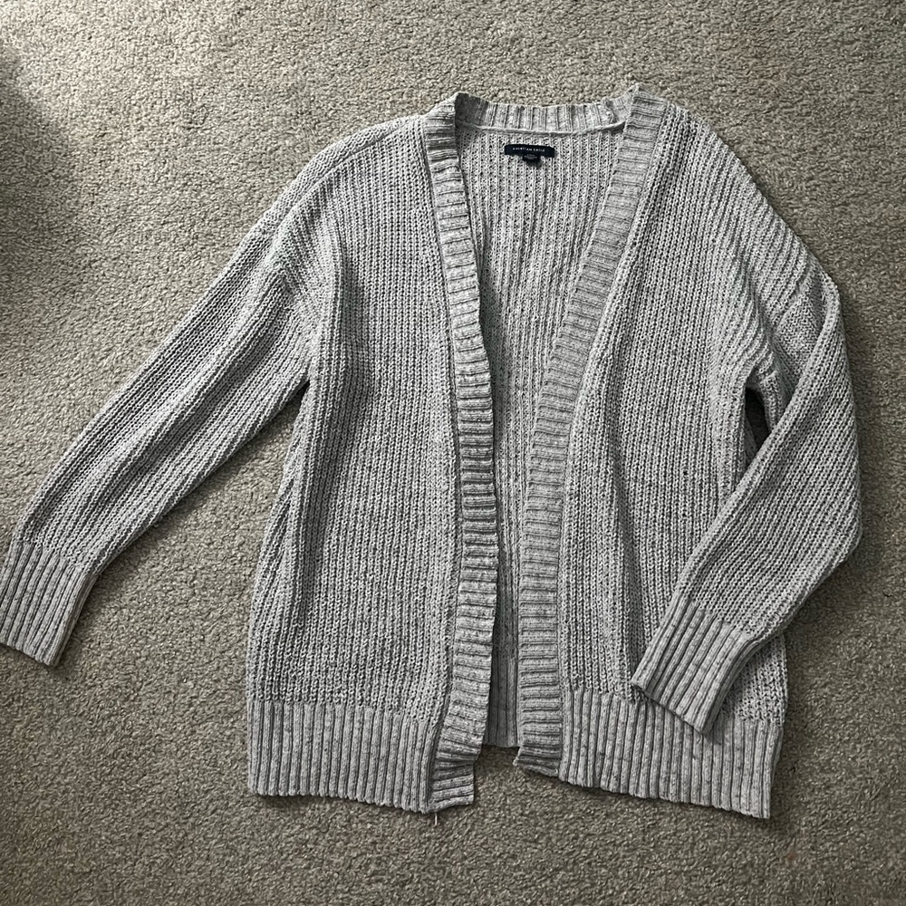 Grey cardigan
